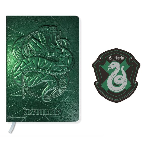 Harry Potter Sculpted Slytherin Journal and Gadget Decal Sticker - Picture 1 of 8